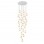 Adele Modern Gallery Space Chandelier, 25-Light Chrome