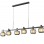 Lucas Modern LED Avize 6'lı Sıralı Platin