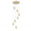 Luminber Modern LED Avize 7'li Amber