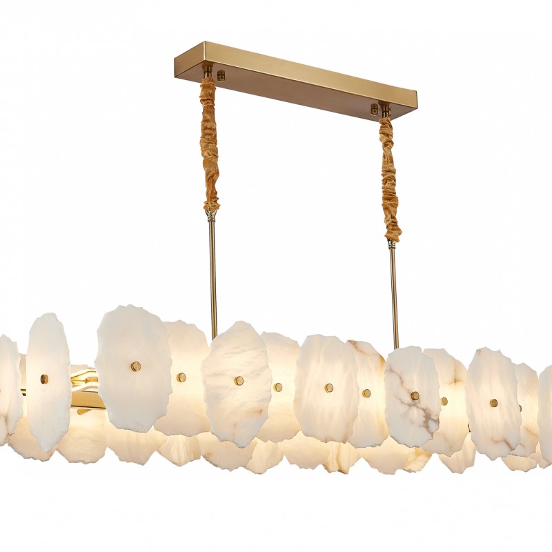 Marmoris Mermer Modern Yemek Masası Avize 120 cm