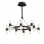 Tyla Modern LED Chandelier, 10 Lights, Black