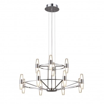 Tyla Modern LED Avize 15'li Krom