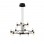 Tyla Modern LED Avize 15'li Siyah