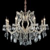Maria Theresa 8 Piece Gold Body Chandelier