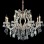 Maria Theresa 8 Piece Gold Body Chandelier