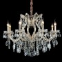 Maria Theresa 8 Piece Gold Body Chandelier