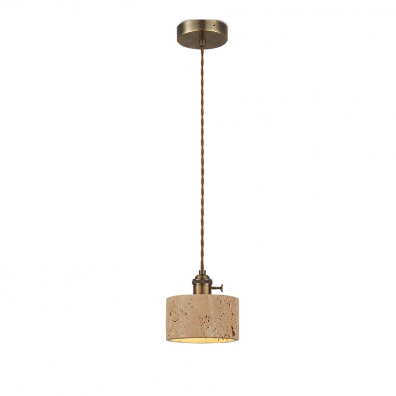 Vienna Travertine Minimalist Pendant