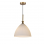 Eleanor Vintage White Glass Pendant Lamp, Model A