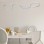 Label Chandelier White