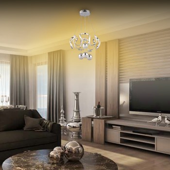 Simsek Chromium Chandelier