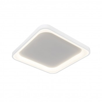 Semi-Square Modern LED Ceiling Light, 40 cm, White