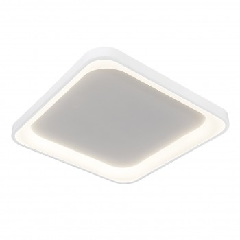Semi-Square Modern LED Ceiling Light, 50 cm, White
