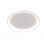 Semi-Round LED Ceiling Light, 60 cm, White