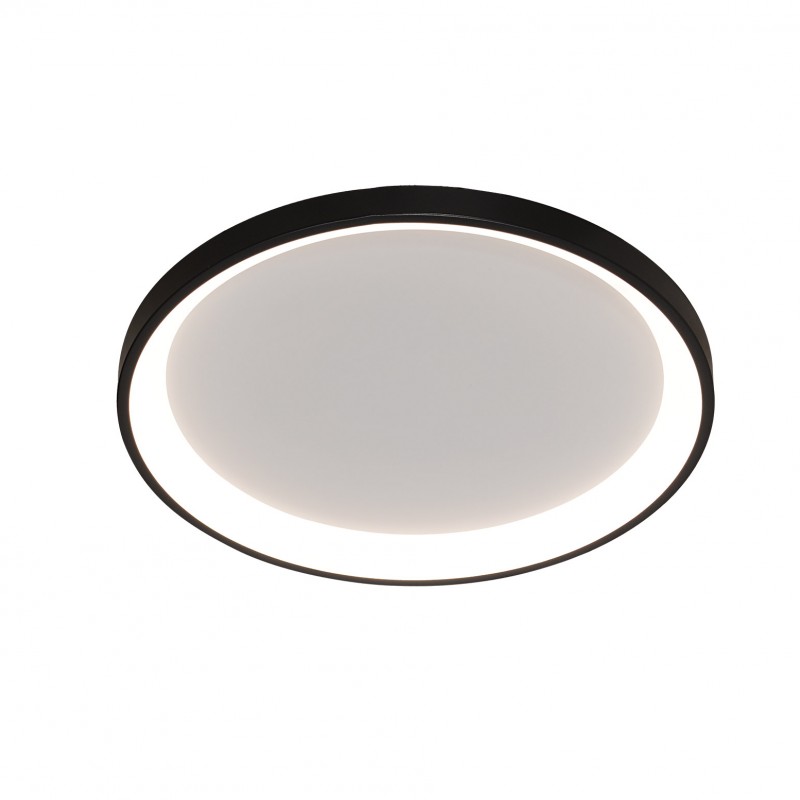 Semi Yuvarlak LED Plafonyer 60 cm Siyah