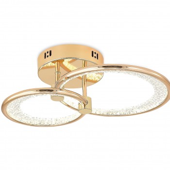 Solis Modern LED Plafonyer 2'li Gold