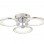 Solis Modern LED Plafonier 3-Piece Chrome