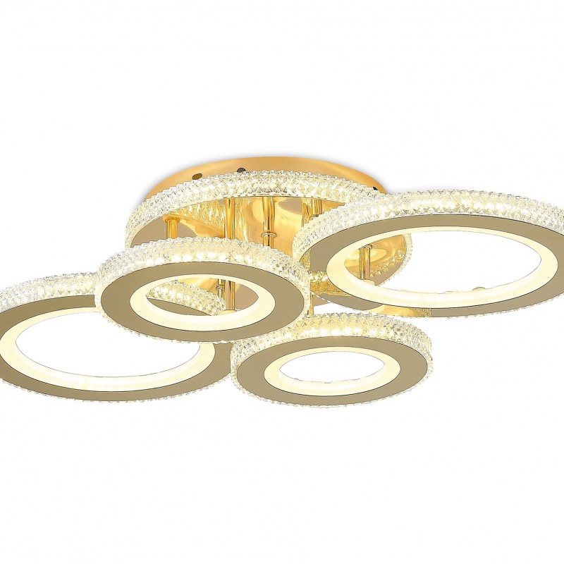Duo Modern LED Plafonyer 4'lü Gold